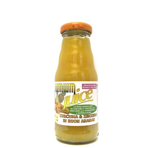 Succo  di Curcuma zenzero e Ananas -  200 ml